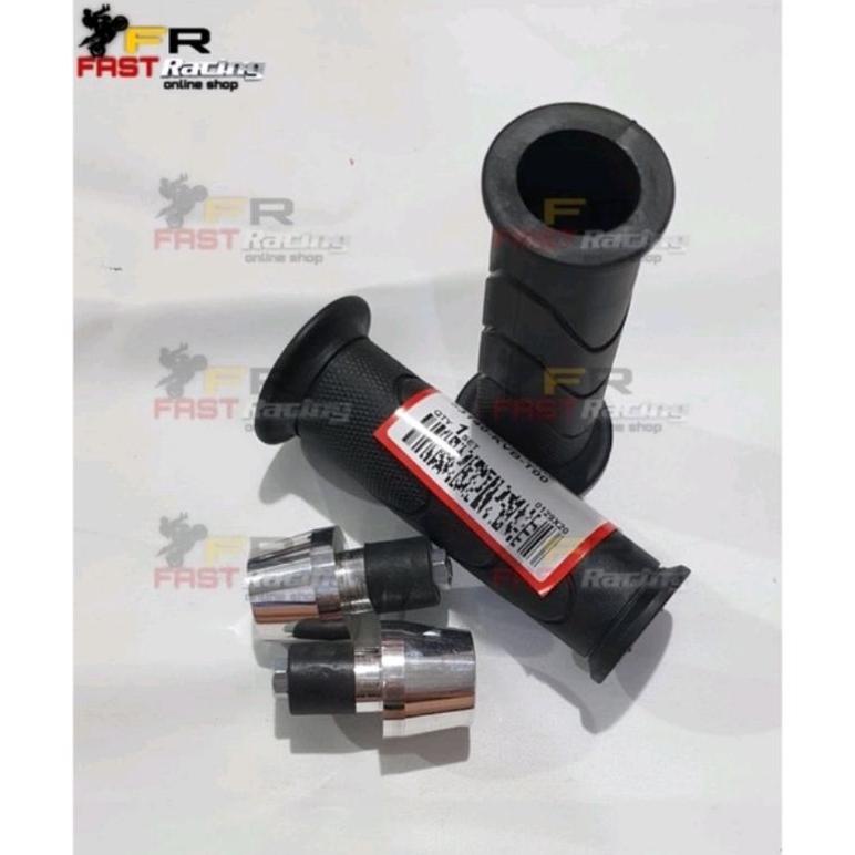 Terlaris Handgrip Handfat Stang Model Ori Honda+Jalu Stang Pcx Mini Crome Universal Aksesoris Motor