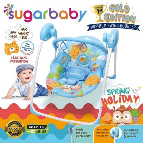 Sugar Baby Premium Swing Bouncer / Ayunan Bayi / Ayunan Bayi Elektrik