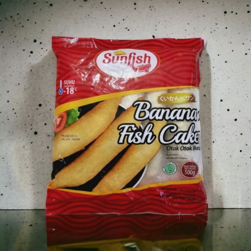 

RN_Frozen - Sunfish_Banana-Fish-Cake_Otak"_Ikan_450Gram_Ready.........Enak n gurih