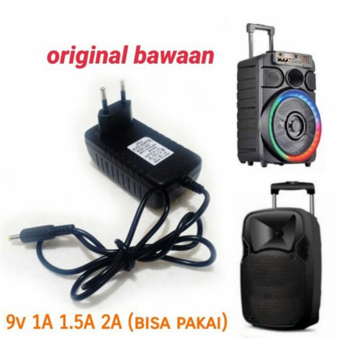 ➧➣✩✸ universal charger casan speaker meeting advance aiwa adaptor 9v 9 volt 1A 1.5A 2A original asli