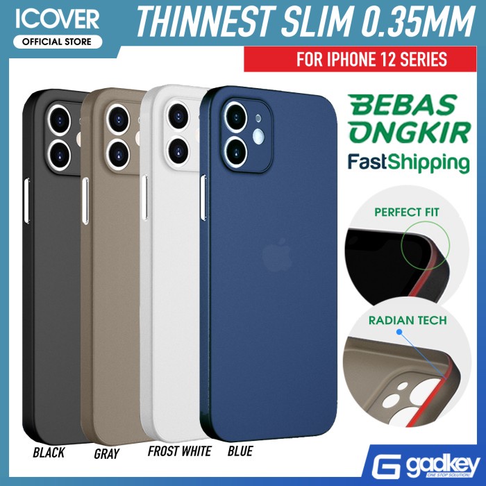 Terlaris Case Iphone 12 Pro Max Mini Icover Thinnest Ultra Thin Slim Casing