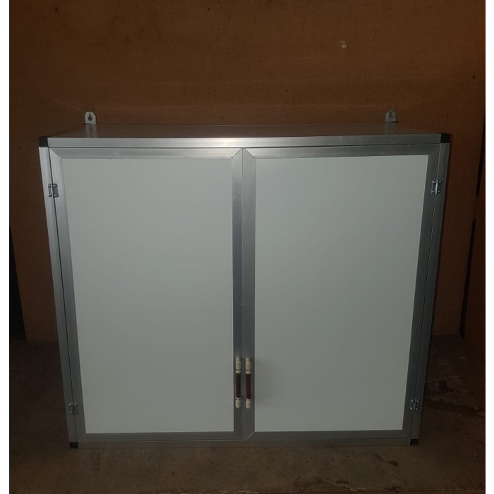 Rak Gantung Lemari Dapur Kitchen Set Atas Aluminium Acp 2 Pintu Pols