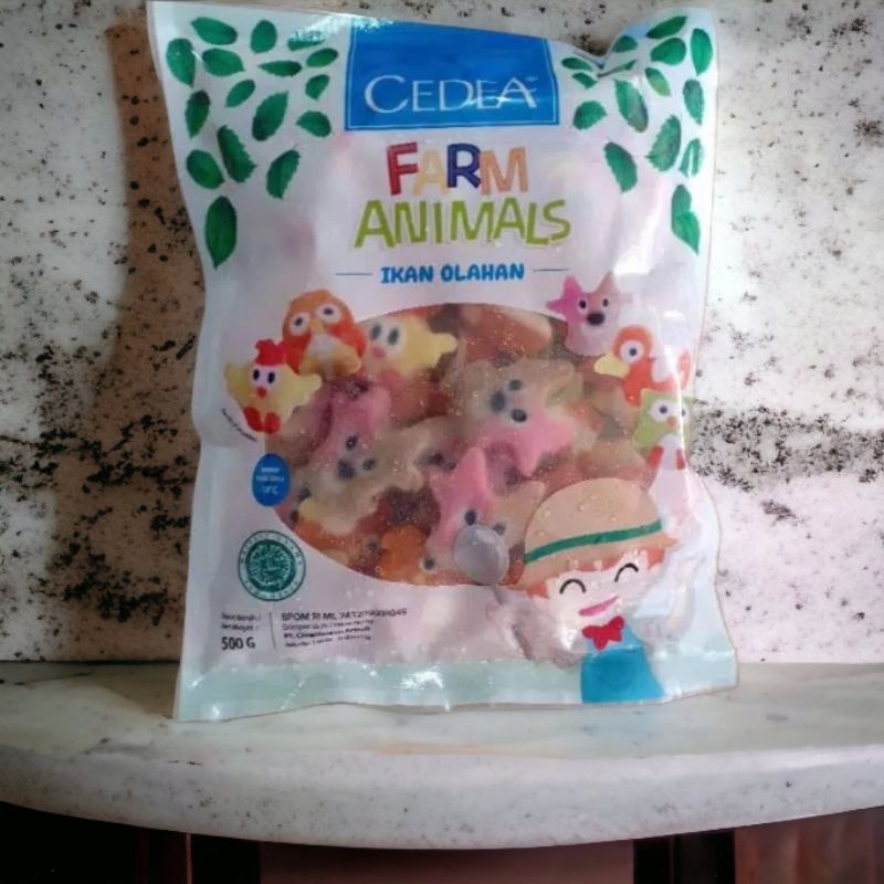 

RN_Frozen-CEDEA.Ikan Olahan Berbentuk Hewan Ternak (Farm Animal) Berat Bersih 500 Gram- Ready...