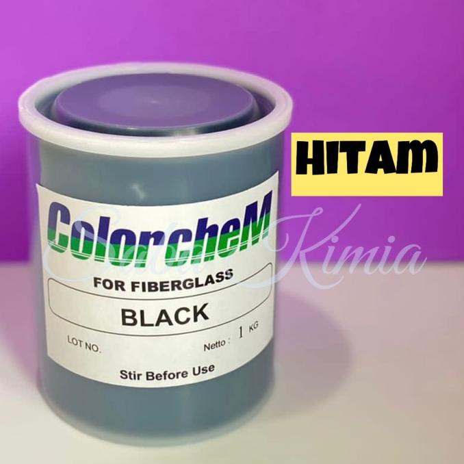 %%%%] Warna Resin / Pigmen Warna Hitam 1 Kg