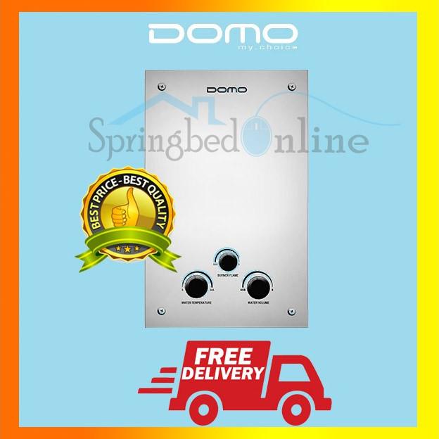 Pemanas Air Gas DOMO DA 1506 M By Modena - Water Heater Gas - Model Kaca - Harga Pabrik