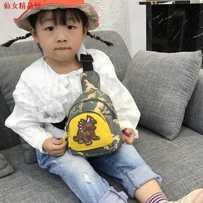 Waist Bag Anak Laki Laki Dinosaurus Tas Selempang Anak Cowok Import