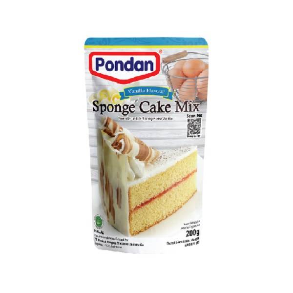 

PONDAN SPONGE VANILA 200 GR