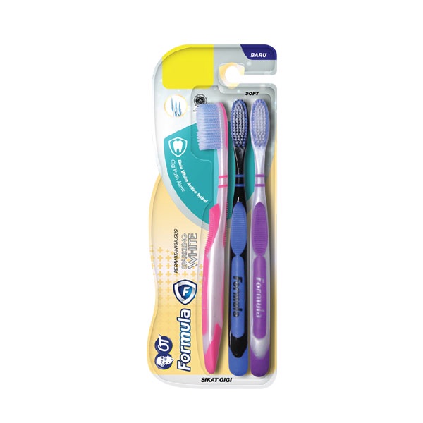 FORMULA SIKAT GIGI SPARKLING WHITE TRIPLE PACK