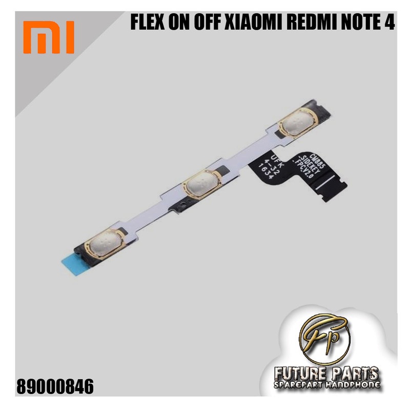 FLEX ON OFF XIAOMI REDMI NOTE 4