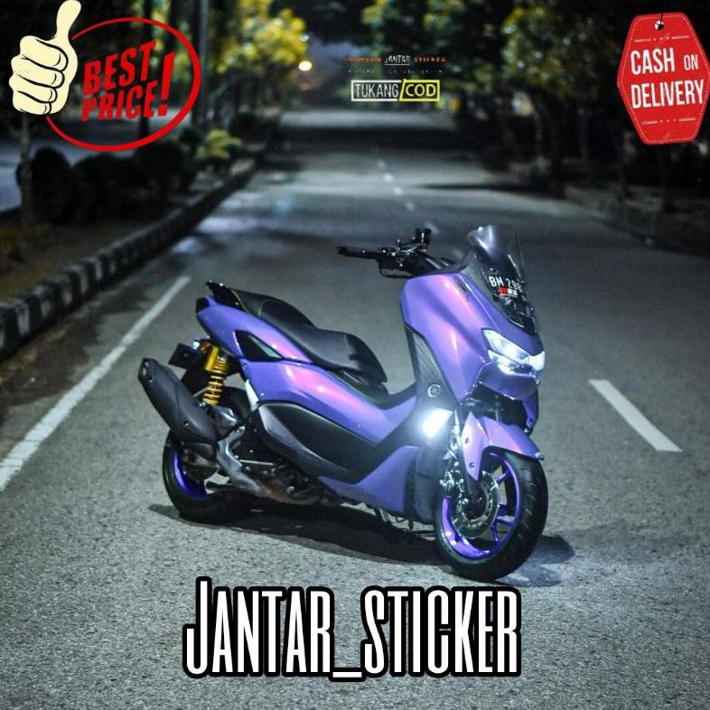 Sparepart Sticker Scotlite Biru Lembayung Ungu Stiker Skotlet Motor Lembayung Terbaru Kualitas Premi