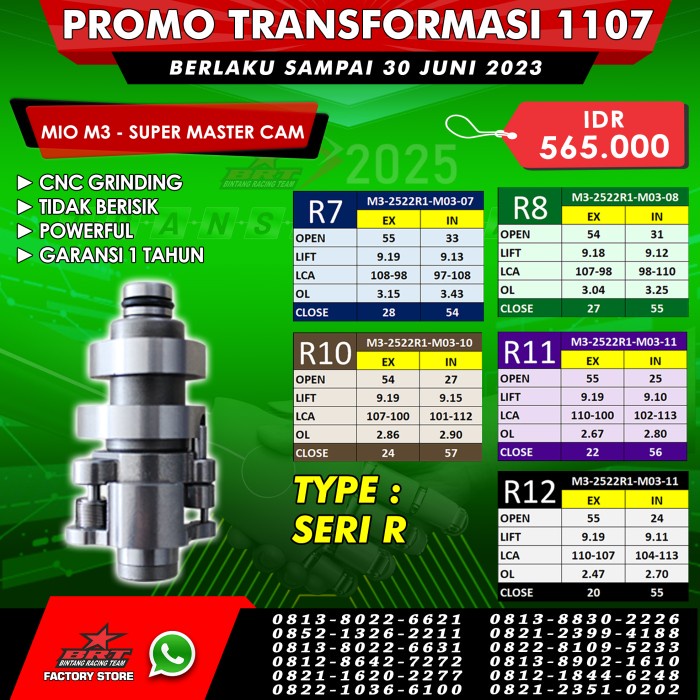 Noken As Brt Mio M3 / Mio Z /Fino 125 / Soul Gt 125 (S3 /S7 / T1 / T2