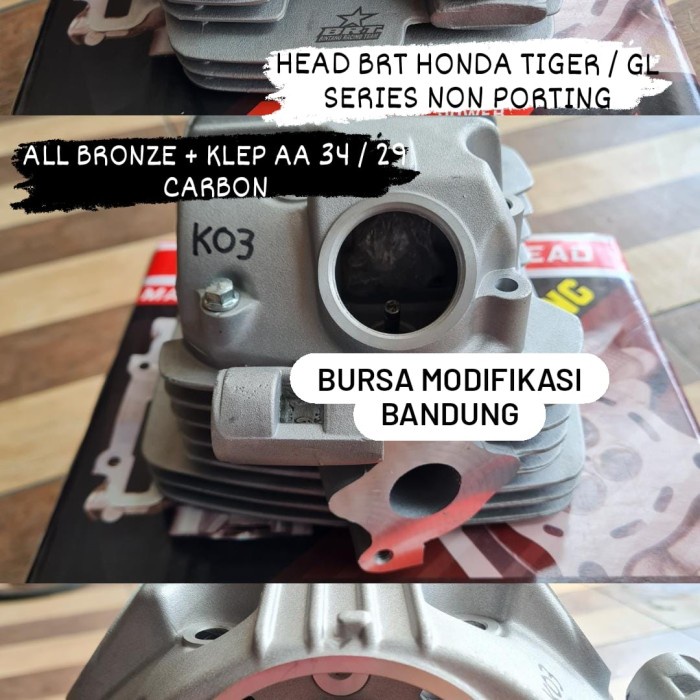 Head Brt Tiger Gl Series Klep 34 29 Allbronze Non Porting