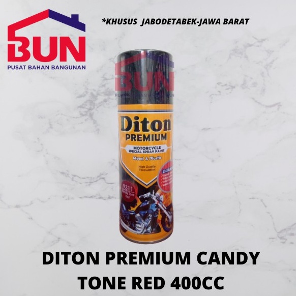Terlaris.. DITON PREMIUM CANDY TONE RED 400CC