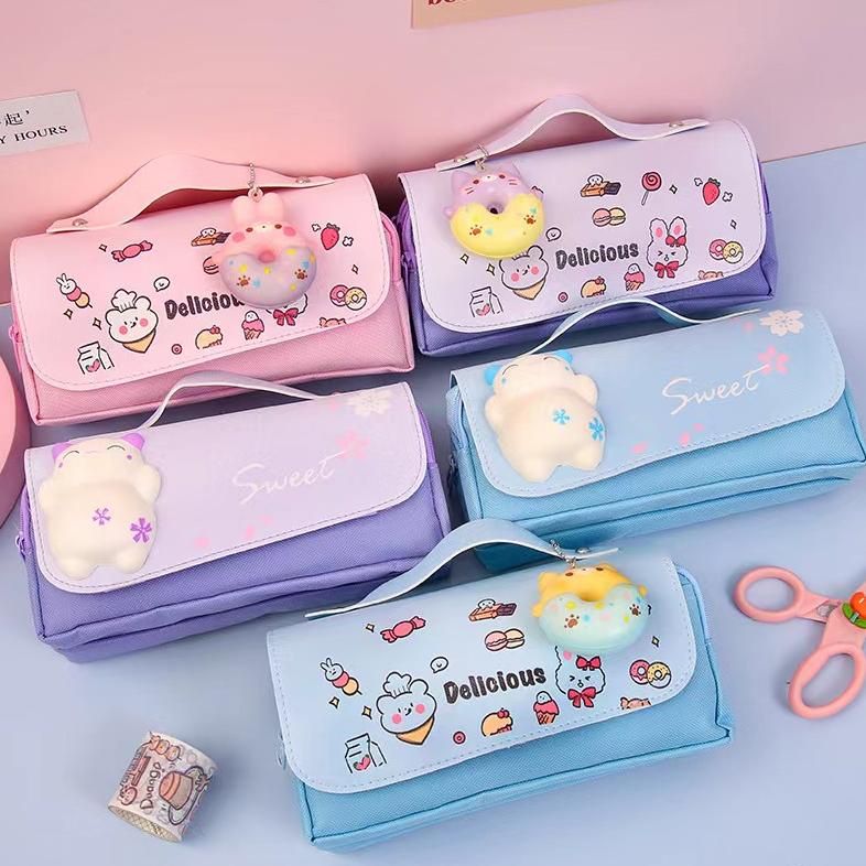 

8.8 [Discount] Kotak Pensil Dekompresi Perempuan Lucu Lembut Lucu Anak-Anak Siswa Sekolah Dasar Berkapasitas Besar Dengan Dekompresi Multi-Fungsi Gadis Super Imut Jantung 3D Net Merah Ins Pasang Siswa Sekolah Menengah Pertama Jepang Kecil Segar Anak