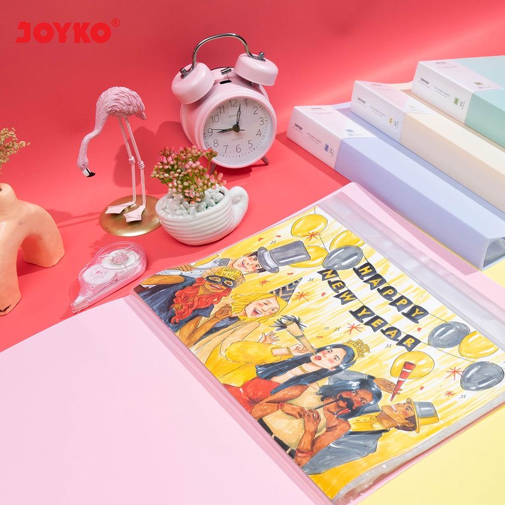 

8.8 [Discount] Document Keeper Clear Holder Map File Dokumen Folder Joyko Dk Pastel New !!