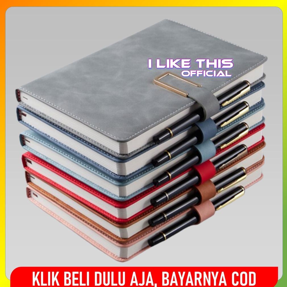

8.8 [Discount] Taffpack Buku Agenda Kerja Meeting Catatan Planner Notebook Notepad Diary Binder Cover Kulit A5 New !!