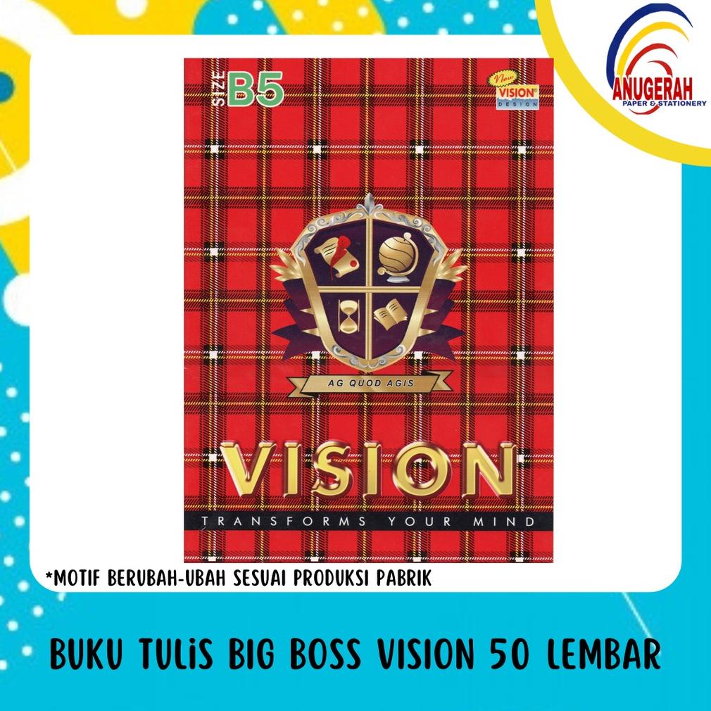 

8.8 [Discount] Buku Tulis Vision Big Boss 50 (Pak) New !!