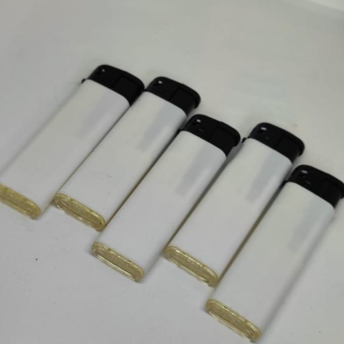 Korek Gas Magnet Putih Polos Diamond