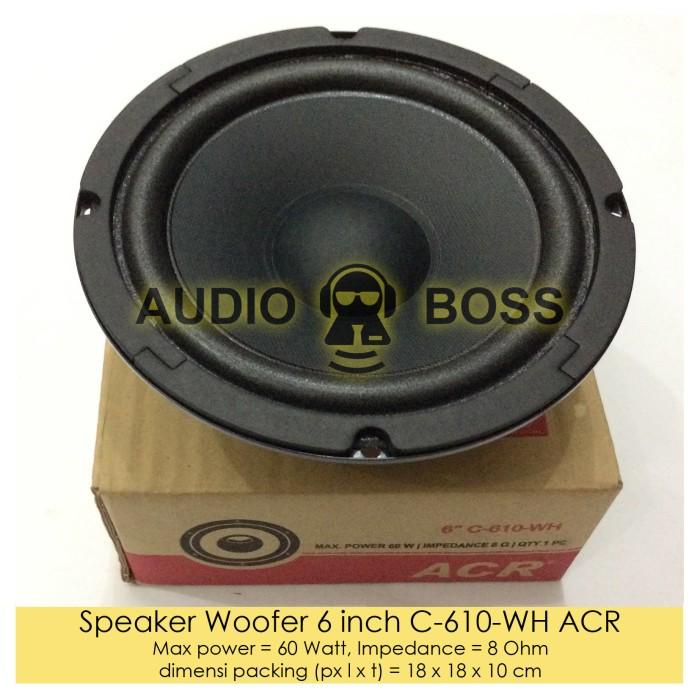 Speaker Woofer 6 Inch C-610-Wh Acr / Acr C 610 Wh Woofer