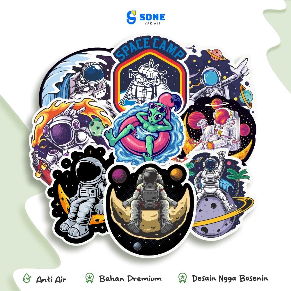 

Suku Cadang Stiker 52 Pcs Astronot Luar Angkasa Lucu Untuk Laptop Helm Botol Minum Sepeda Motor Mobil Motor Ori