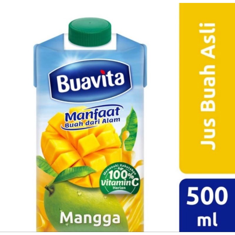 

Buavita Juice Mango Jus Kemasan Rasa Buah Mangga 500ml