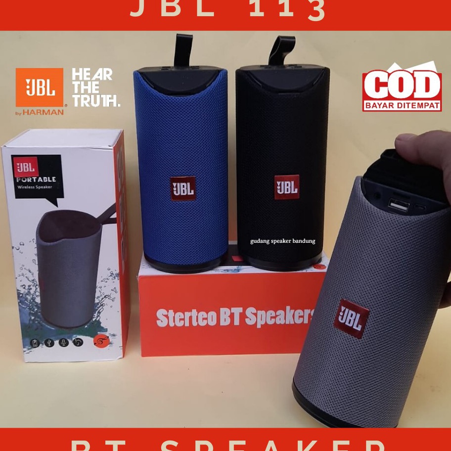 ✶New,,✶ Speaker Bluetooth JBL- Tg 113 T&amp;G Memori Usb Aux JAMIN PUASSS Bass Wireless Sound High Quality ❅