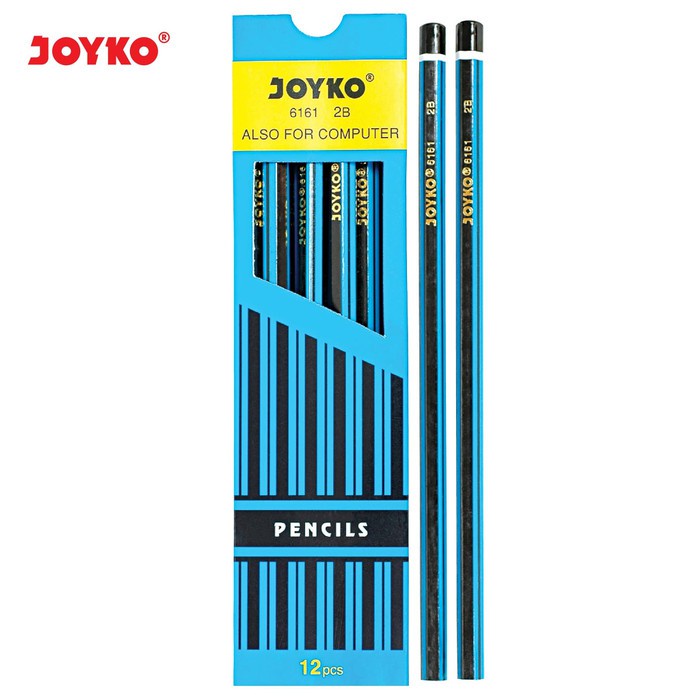 

Joyko Pencil 6161 (2B) - ( 1 Pack - 12 Pcs ) ( IRRA STORE )