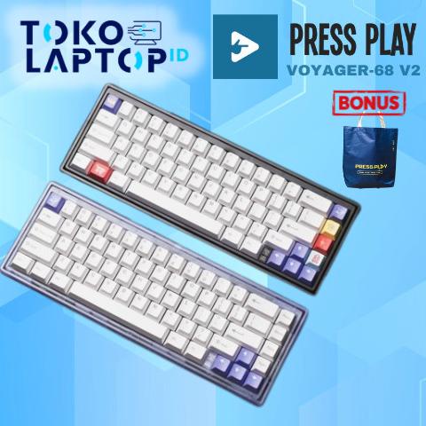 Press Play Voyager68 V2 65% Mechanical Keyboard Wireless Keyboard