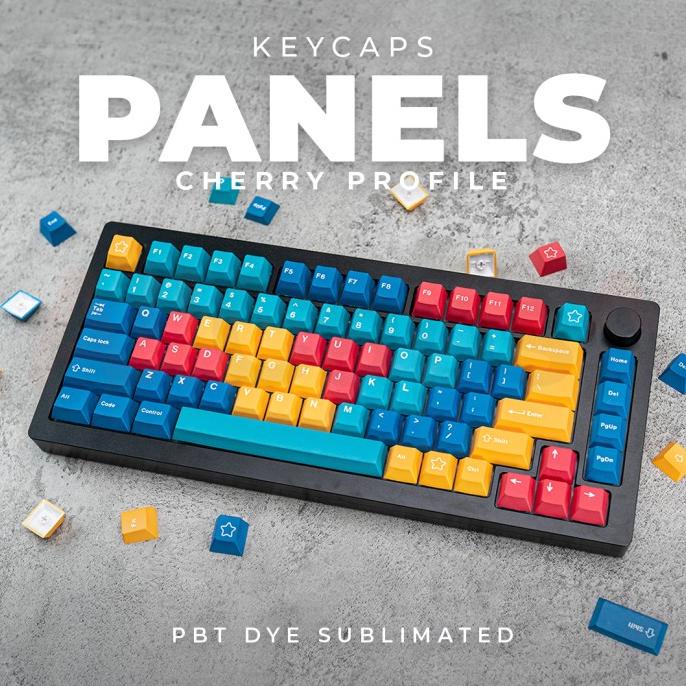 PANELS PBT Dye Sub Keycaps