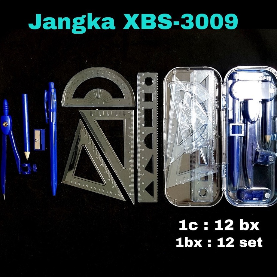 

➡Ready Stock✾↕ DWWQM SOS Jangka XBS-3009 Set 8 / Jangka Sekolah / Math Set J64 Terkini