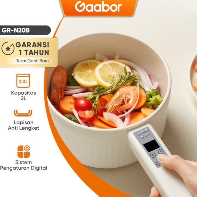 

Gaabor Elektrik Pot Panci Listrik Serbaguna 2 Tingkat Kapasitas 2L An