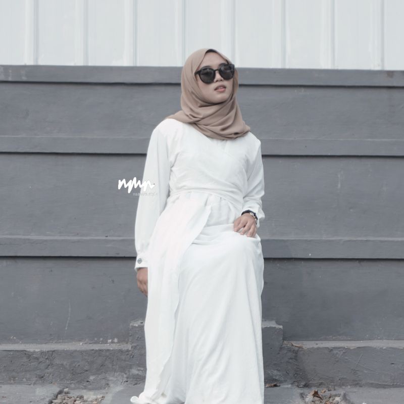 GAMIS CRINKLE AIRFLOW/ DRESS CRINKLE AIRFLOW/ HASEENA DRESS/ DRESS MINIMALIS