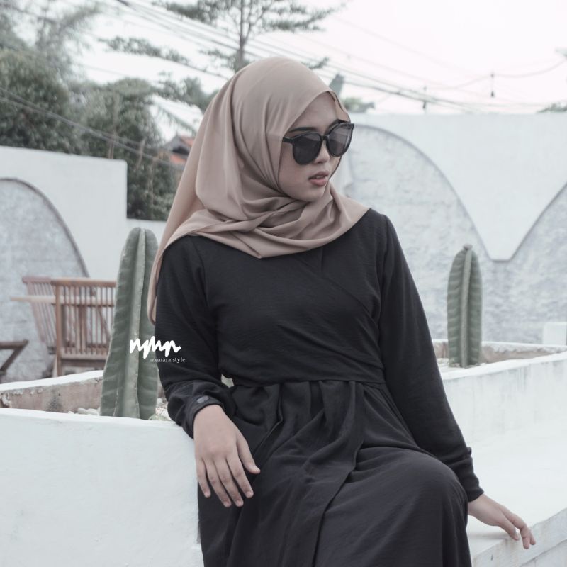 GAMIS CRINKLE AIRFLOW/ DRESS CRINKLE AIRFLOW/ HASEENA DRESS/ DRESS MINIMALIS