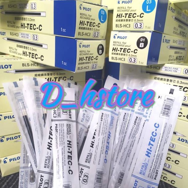 

GHJM2484 [PROMO MURAH!!!] Refill hitec pilot 0.25 0.3. 0.4 mm isi ulang hi tec hitech