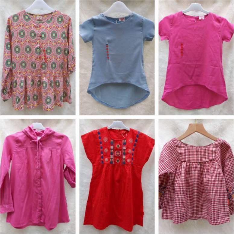 Viral Cool Girl Blus Anak Perempuan 4-12 Tahun