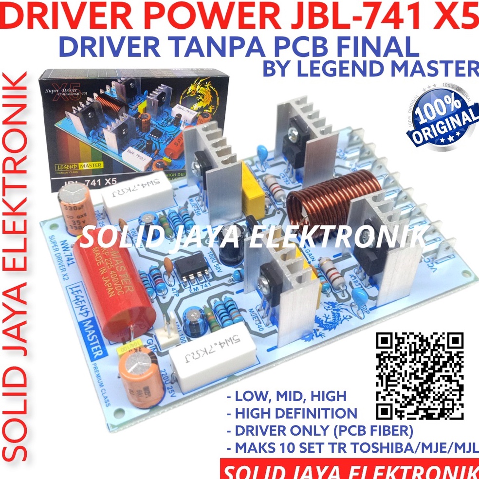 NEW STOCK KIT SUPER DRIVER POWER AMPLIFIER JBL 741 X5 JBL-741 X5 KIT POWER AUDIO AMPLIFIER AMPLI JBL