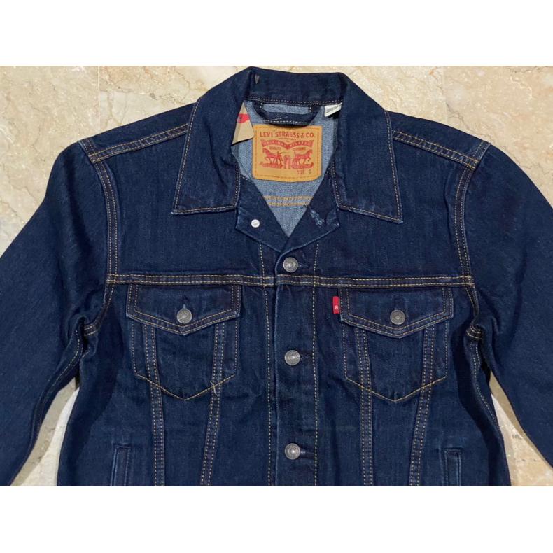 AGY819 Levis Jaket Trucker Jacket Rinse 72334-0134 +
