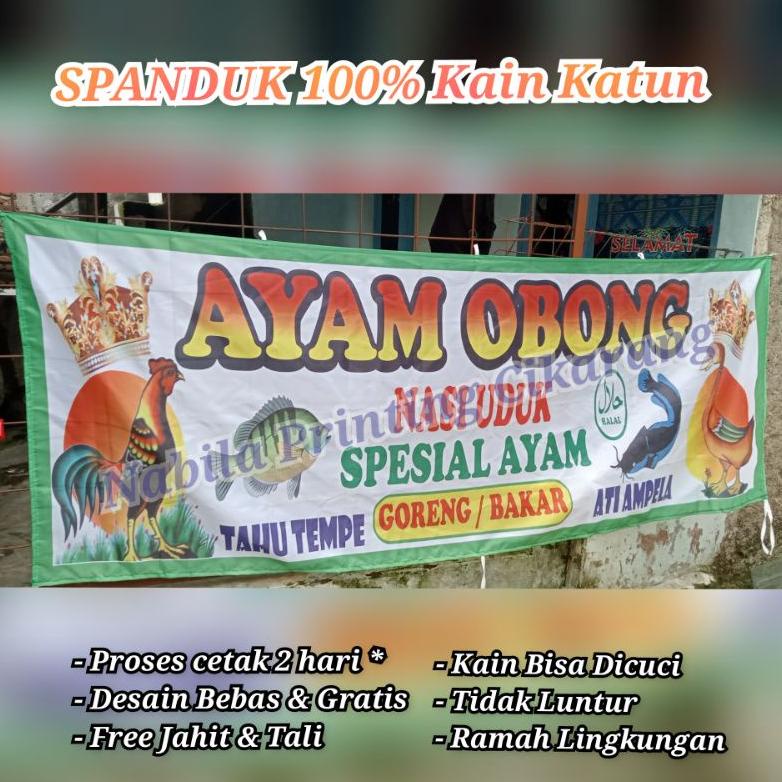 8.8 [Discount] Spanduk Kain Pecel Lele  Lamongan  Soto Lamongan  Sari Laut  Lalapan  Seafood  Sate  