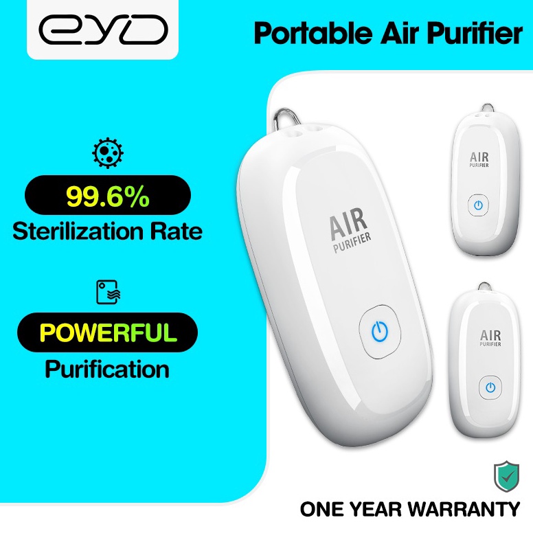 Stok Terbatas.. EYD M8 Smart Invisible MaskPersonal Ionizer Air Purifier Kalung Original Necklace Mi