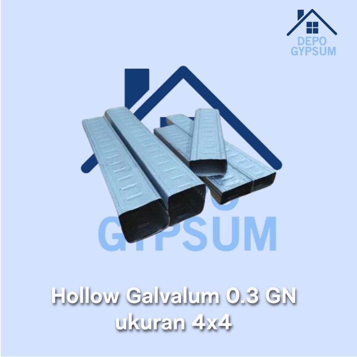 Hollow Galvalum 0.3 GN 4x4 Hollow Galvalum 0.3 GN 4x4