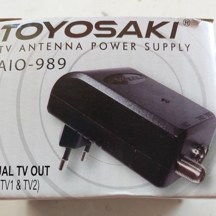 New Stock power supply /adaptor antena  toyosaki AIO 989 /booster antena AIO 220/AIO 235