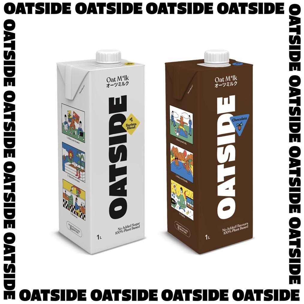 

HOT PROMO OATSIDE OAT MILK 1L - SUSU OAT GANDUM OATSIDE BARISTA BLEND / CHOCOLATE/ HAZELNUT