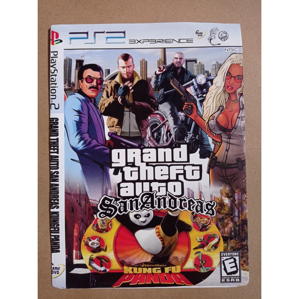 Kaset Game PS 2 - GTA SA MOD Kungfu Panda Kaset Game PS2 + Cover Murah