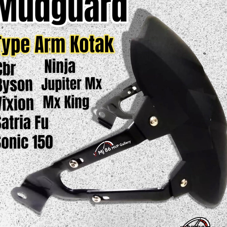 ➭ Mudguard Spakbor Kolong Anti Ciprat Motor Vixion Ninja Cbr150 Gsx Mx King Satria Fu Sonic Jupiter 