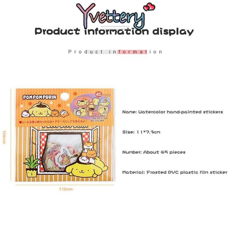 

Diskon Cod Sanrio Stiker Transparan Motif Tulisan Sanrio Bahan Pvc Untuk Dekorasi Buku Catatan / Diary Diy-Yy