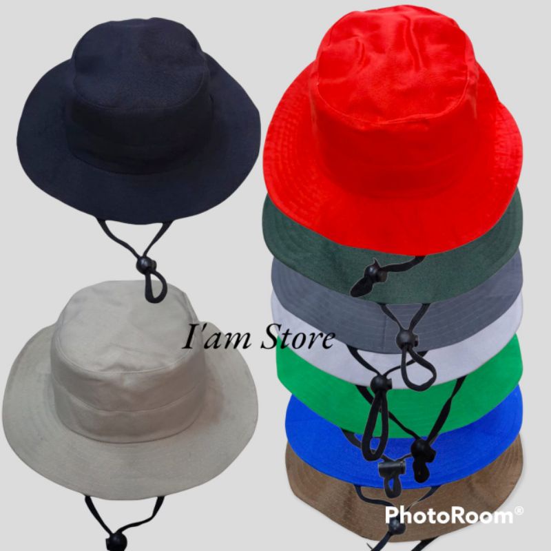 Topi rimba anak/topi gunung anak/topi outbond anak/topi bucket hat anak