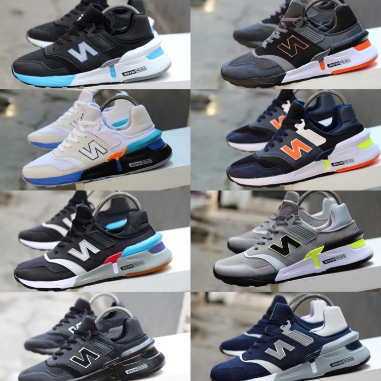 Murah SEPATU SNEAKERS 997S BLACK WHITE BLUE RED NAVY ARMY TOSCA m Kualitas Premium ❤.