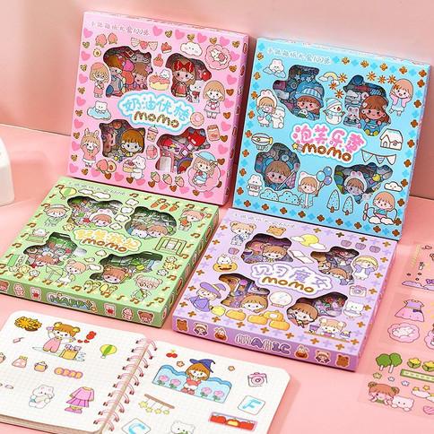 

Diskon (Box) Sticker Momo Coco Kartun Explore Sticker Waterproof Sticker Korea Aesthetic/ Sticker Anti Air