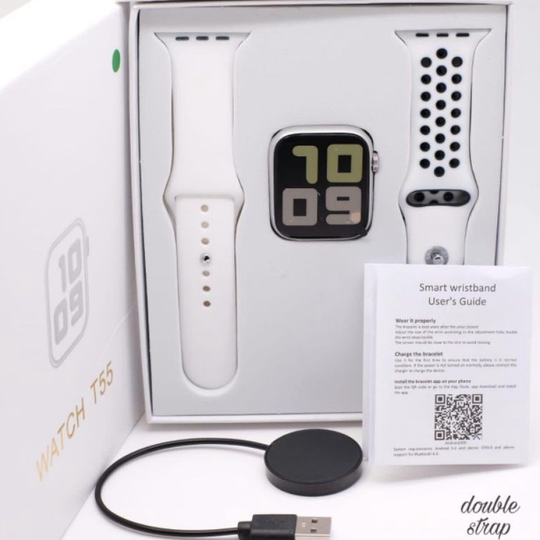 ➵DmY T55/T500/T500PLUS Jam Tangan Bluetooth smartwatch, pedometer olahraga jam tidur, Wearable Devic