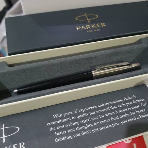 

CKBT5753㊡ Pulpen Parker Jotter Special Ballpoint Free Grafir Nama ㊓